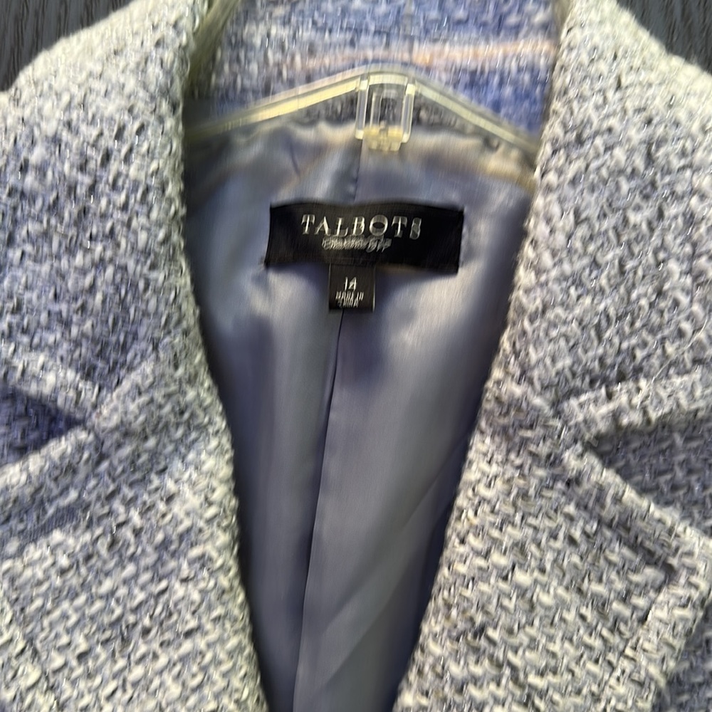 Talbots Grey Tweed Blazer - Picture 2 of 4